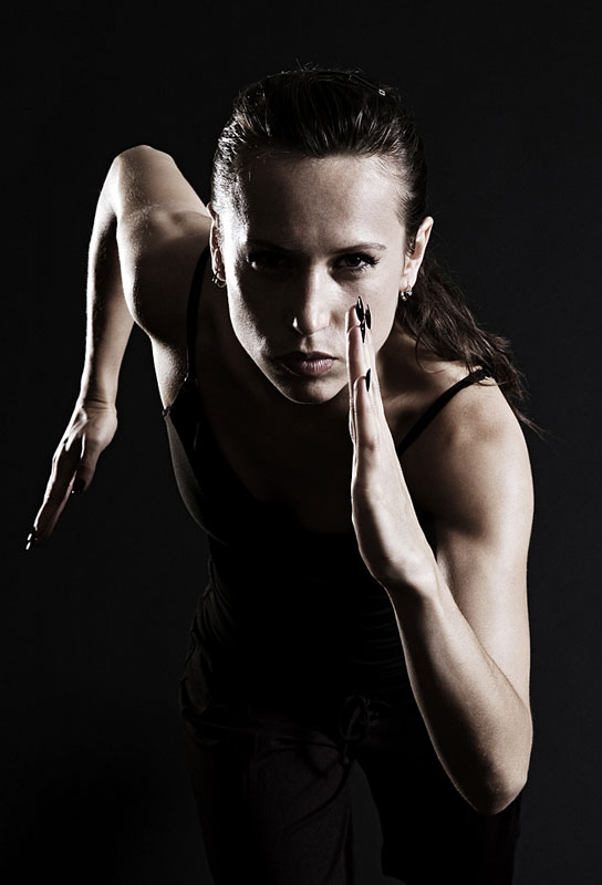 woman running